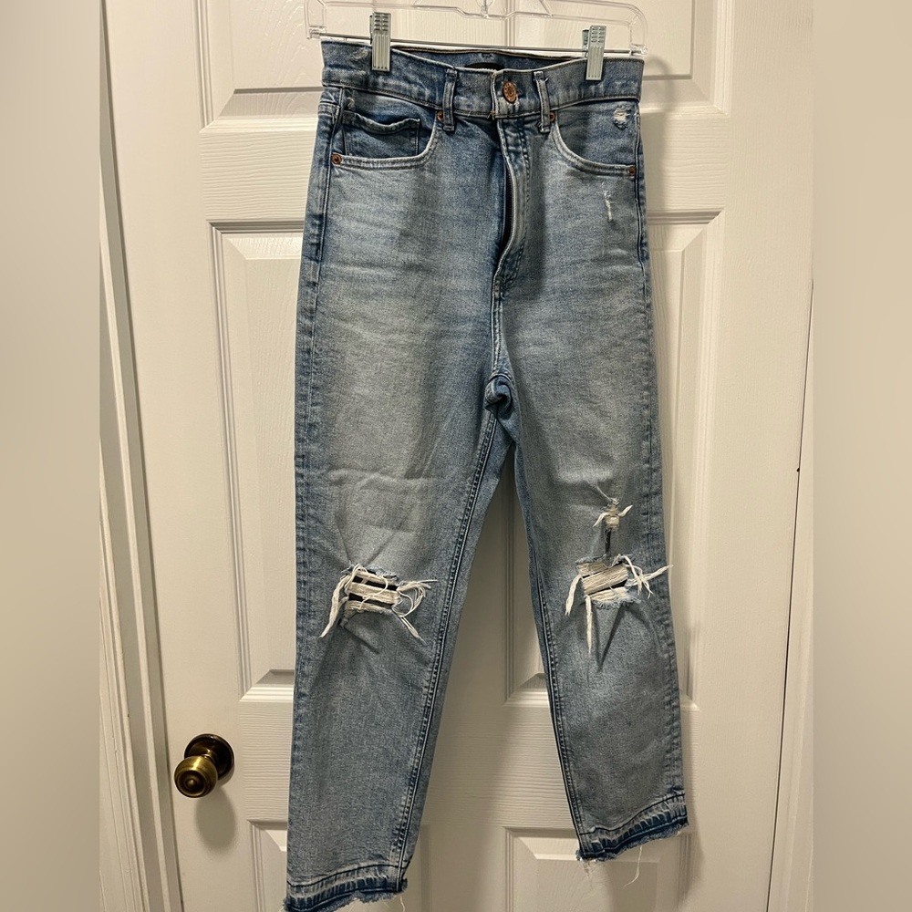 Express brand mom jean size 4
